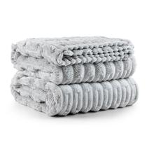 Cobertor Queen Polar Manta Flannel Ultrasoft - Platina - Casa Modelo Enxovais
