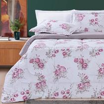 Cobertor Queen Size Grosso 200 Fios Nyla Dupla Face Estampado Luxuoso Avere