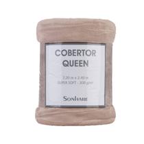 Cobertor Queen Super Soft Caqui 300G 2,20X2,40M Sonhare