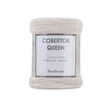 Cobertor Queen Super Soft Off-White 300G 2,20X2,40M Sonhare