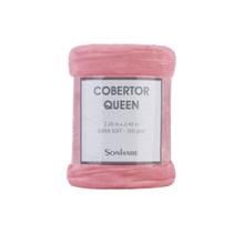 Cobertor Queen Super Soft Rose 300G 2,20X2,40M Sonhare