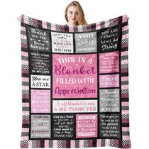 Cobertor QUWOGY Presentes de agradecimento para mulheres 150x125cm