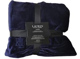 Cobertor Ralph Lauren Micromink Plush 168x229 cm Azul Marinho
