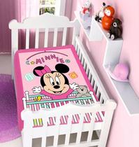 Cobertor raschel anti-alergico disney minnie 90x110