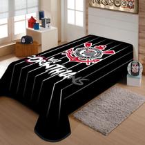 Cobertor Raschel Plus Corinthians 1,50x2,20m Licenciado Jolitex Cobertor Raschel Plus Corinthians 1,50x2,20m Licenciado Jolitex