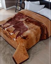 Cobertor Raschel Plus Leão Casal 2,20m x 1,80m Não Alérgico Jolitex Ternille Cobertor Raschel Plus Leão Casal 2,20m x 1,80m Não Alérgico Jolitex Ternille