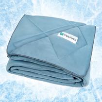 Cobertor Refrigerante para cães PEtami Premium Dusty Blue 100x150cm