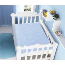 Cobertor Relevo Amigos no Balão Enxoval para Bebê Nenê 0.80x1.10m Azul Cobertor Relevo Amigos no Balão Enxoval para Bebê Nenê 0.80x1.10m Azul