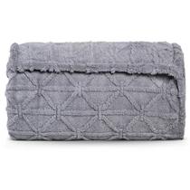Cobertor Relevo Casal Treliça 2,00m X 2,20m Lepper - Cinza