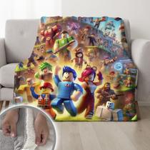 Cobertor Roblox De Pele De Carneiro 155x240cm Infantil