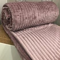 Cobertor Robust Queen Mantinha Canelada 1 Peça - Rosê