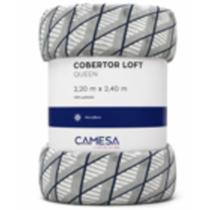 Cobertor Rolinho Loft Estampado Colorido Camesa Poliéster