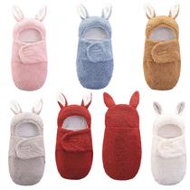 Cobertor Saco De Dormir Infantil Para Bebes Confortável Proteção Esquenta Design De Coelhinho Colorido Algodão Teu Baby