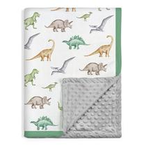Cobertor SANDJEST Dinosaur 76x102 cm Minky Kid Gift