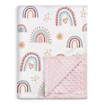 Cobertor SANDJEST Rainbow Kid 76x102cm Minky Soft