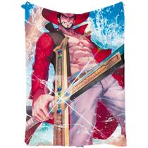 Cobertor SANMU com impressão digital de flanela Dracule Mihawk Cobertor SANMU com impressão digital de flanela Dracule Mihawk