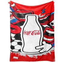 Cobertor SANMU Creative Printing Coca Cola Soft Polyester Cobertor SANMU Creative Printing Coca Cola Soft Polyester