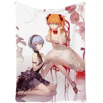 Cobertor SANMU Flannel EVA Asuka Langley Ayanami Rei Pattern Cobertor SANMU Flannel EVA Asuka Langley Ayanami Rei Pattern