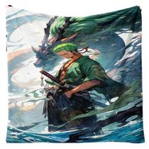 Cobertor SANMU Flannel Soft One Piece Zoro Dragon