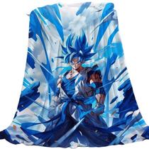 Cobertor SANMU Soft Creative Printing Dragon Ball Blue Goku Cobertor SANMU Soft Creative Printing Dragon Ball Blue Goku