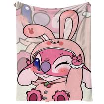 Cobertor SANMU Soft Creative Printing Pink Stitch Angel Cobertor SANMU Soft Creative Printing Pink Stitch Angel