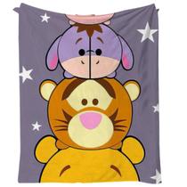 Cobertor SANMU Soft Creative Printing Pooh Bear Eeyore Cobertor SANMU Soft Creative Printing Pooh Bear Eeyore