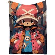 Cobertor SANMUU de flanela macia Tony Tony Chopper Print Cobertor SANMUU de flanela macia Tony Tony Chopper Print