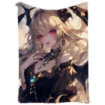 Cobertor SANMUU Flannel Bat Queen Anime Print Cobertor SANMUU Flannel Bat Queen Anime Print