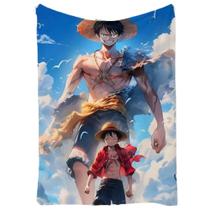 Cobertor SANMUU Flannel Soft Print Luffy Huge Back View Cobertor SANMUU Flannel Soft Print Luffy Huge Back View