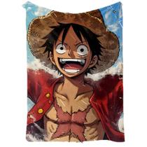 Cobertor SANMUU Soft Flannel Luffy Cheering Print Premier Cobertor SANMUU Soft Flannel Luffy Cheering Print Premier