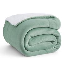 Cobertor Sherpa Fleece Bedsure Twin Size (150x200cm) - Verde