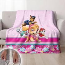 Cobertor Skye Patrulha Duplo Pele De Carneiro 155x240cm