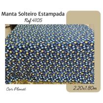 Cobertor Soft Estampado Solteiro Super Macio 1,80m x 2,00m