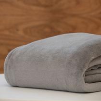 Cobertor soft microfibra cinza queen - SCAVONE