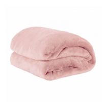 Cobertor Soft Microfibra Solteiro Rosa