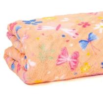 Cobertor Solteiro 2,00m x 1,80m Kids Celta Soft Estampado Corttex Libelula