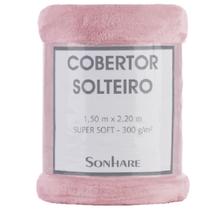 Cobertor Solteiro Blancket Soft - Sonhare 300g 1,50mx2,20m