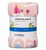 Cobertor Solteiro Camesa Mágico Brilha no Escuro 150x220cm Estampa:Princesa Cobertor Solteiro Camesa Mágico Brilha no Escuro 150x220cm Estampa:Princesa