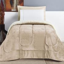 Cobertor SOLTEIRO dupla face sherpa manta flannel coberdrom