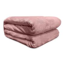 Cobertor Solteiro Flannel Liso Rosa Claro - Andreza