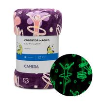 Cobertor Solteiro Infantil Manta Mágica Microfibra Antialérgico 1,5x2,2m - Camesa Cobertor Solteiro Infantil Manta Mágica Microfibra Antialérgico 1,5x2,2m - Camesa