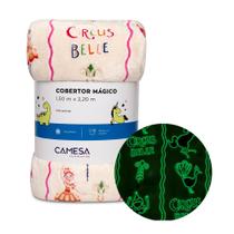 Cobertor Solteiro Infantil Manta Mágica Microfibra Antialérgico 1,5x2,2m - Camesa Cobertor Solteiro Infantil Manta Mágica Microfibra Antialérgico 1,5x2,2m - Camesa