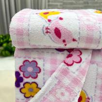 Cobertor Solteiro Kids Celta Soft Estampado Corttex Libelula - Vilela Enxovais