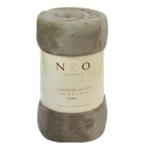 Cobertor Solteiro Neo Velour Liso Sortido Camesa Toque Macio