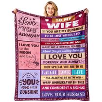 Cobertor Sruemiul para minha esposa 50x60cm - presente de aniversário