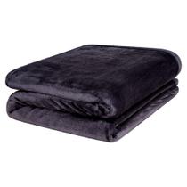 Cobertor Super King Size Europa Toque de Luxo 240 x 280cm - Preto