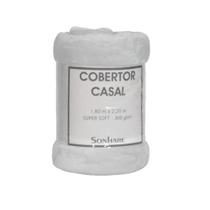 Cobertor Super Soft 300gr Casal 180x220cm Off-White Sonhare Cobertor Super Soft 300gr Casal 180x220cm Off-White Sonhare