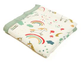 Cobertor Swaddle Farmer Mani Muslin para Bebê - 43x45cm