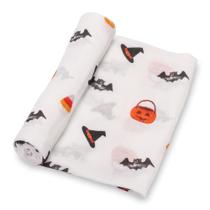 Cobertor Swaddle LollyBanks 120x120 cm 100% algodão para Halloween