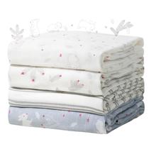 Cobertor Swaddle Momcozy Muslin Ultra Soft 120x120cm Sugar Bowl Bunny
